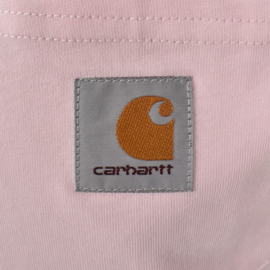 Carhartt WIP Pocket Short Sleeved T Shirt Pink | Mainline